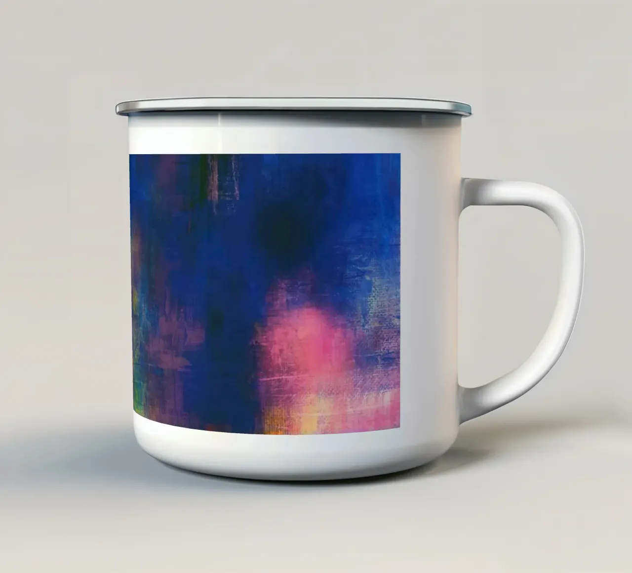 Glora Blue tazza in smalto da Petra Lang
