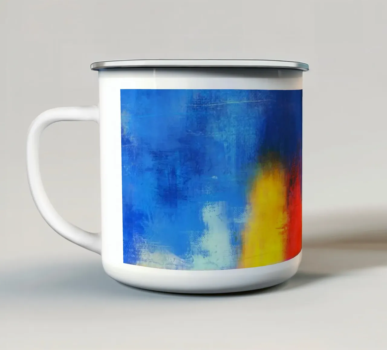 Glora Blue tazza in smalto da Petra Lang