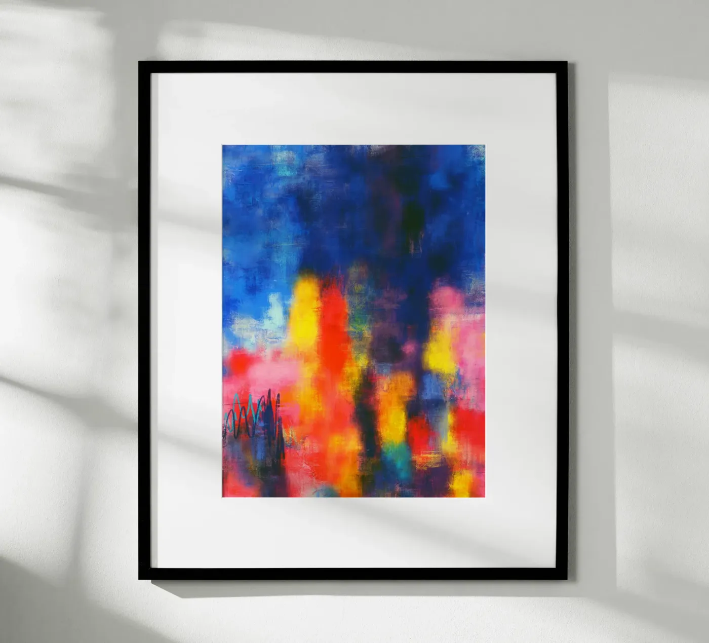 Glora Blue poster da Petra Lang