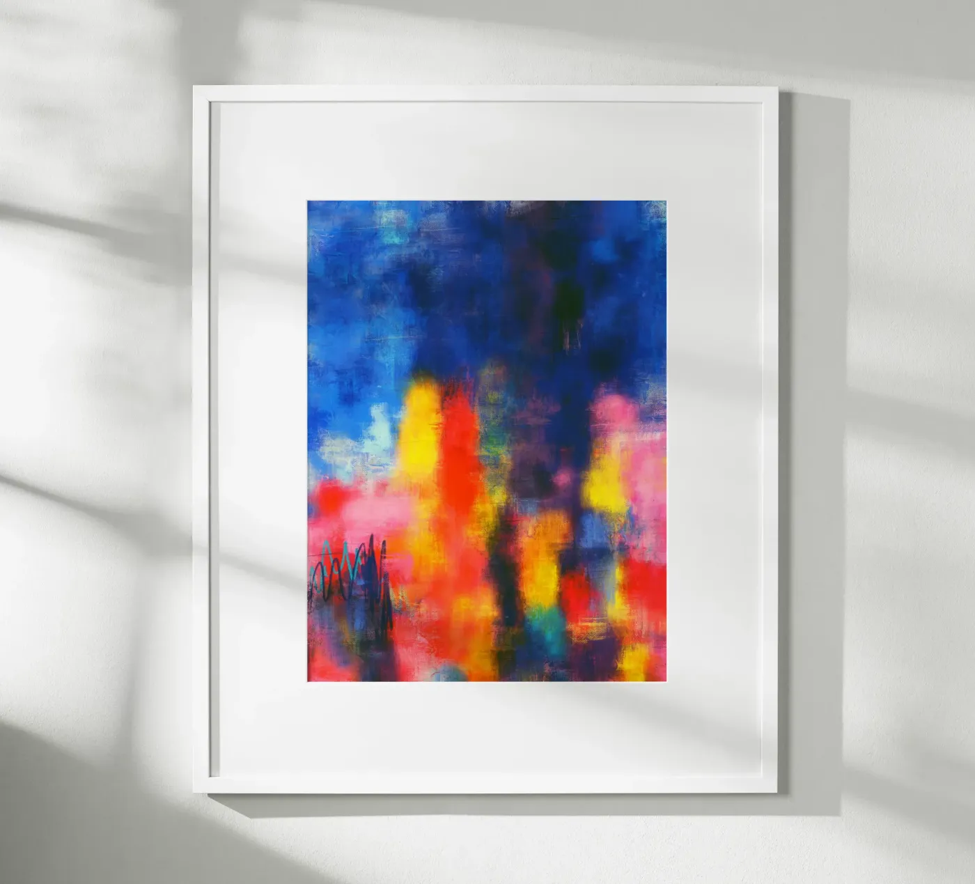 Glora Blue poster da Petra Lang