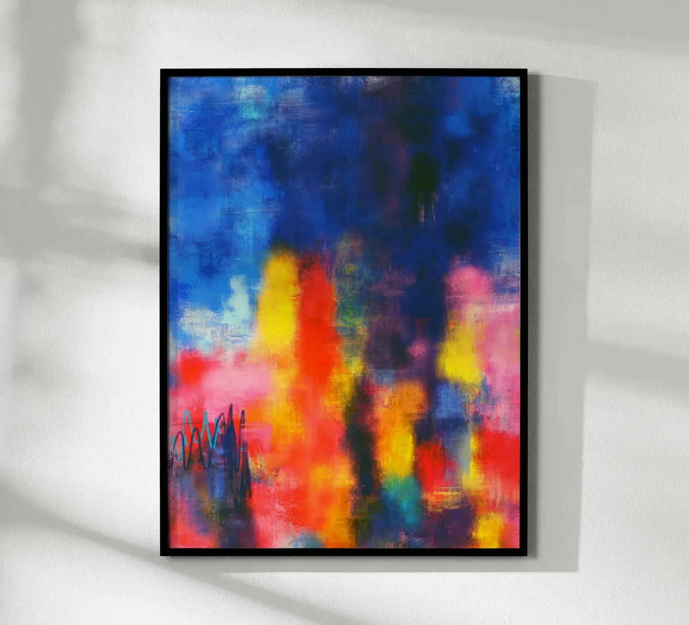 Glora Blue poster da Petra Lang