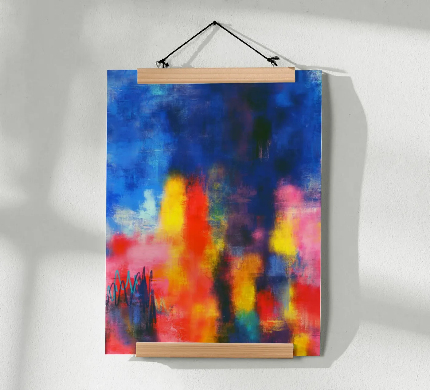 Glora Blue poster da Petra Lang