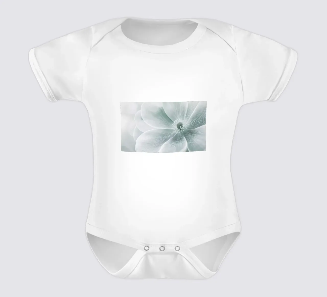 Blume Kurzarm Babybody von Imagine