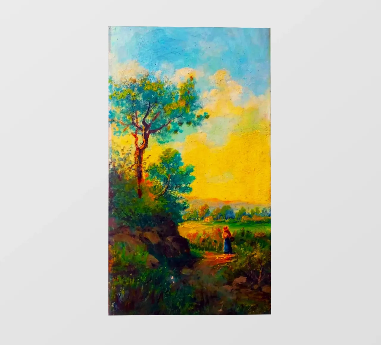 sunset with tree line telo in pvc da carsa