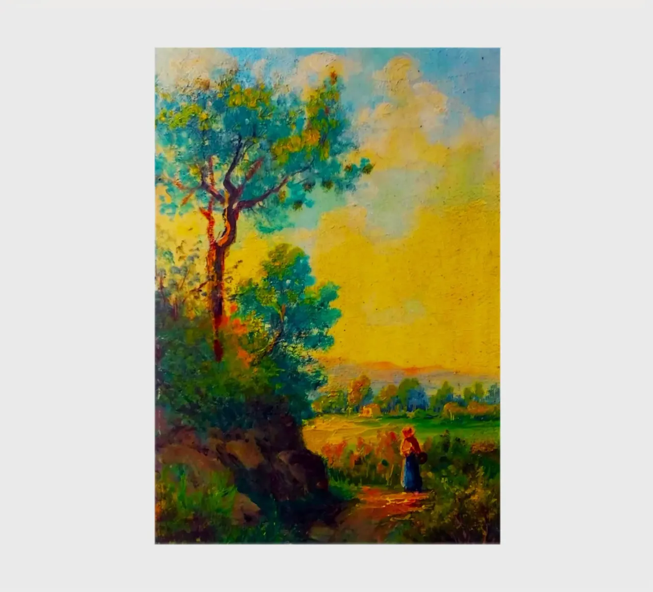 sunset with tree line notebook by carsa