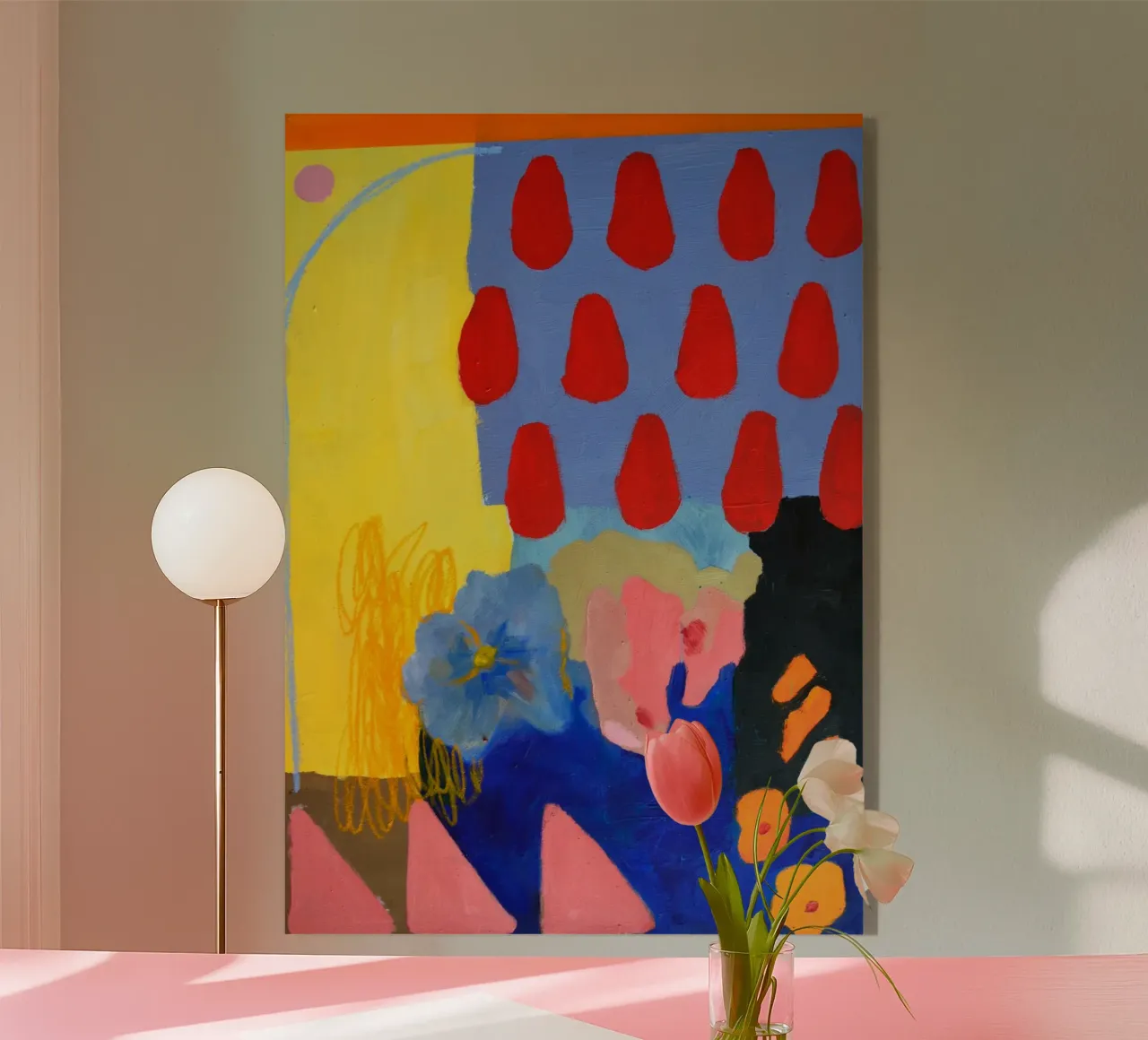 purple thoughts plexiglass da Silvaya