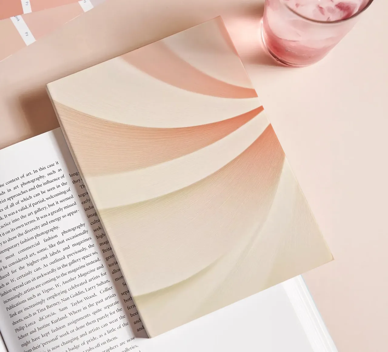 Abstract flower notebook by Imagine