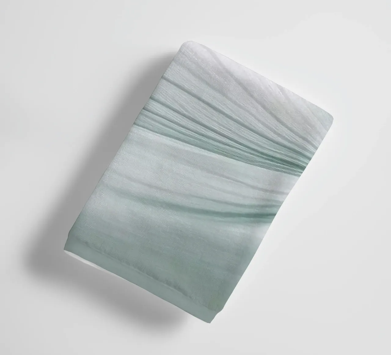 Fiore bianco e verde asciugamano da bagno da Imagine
