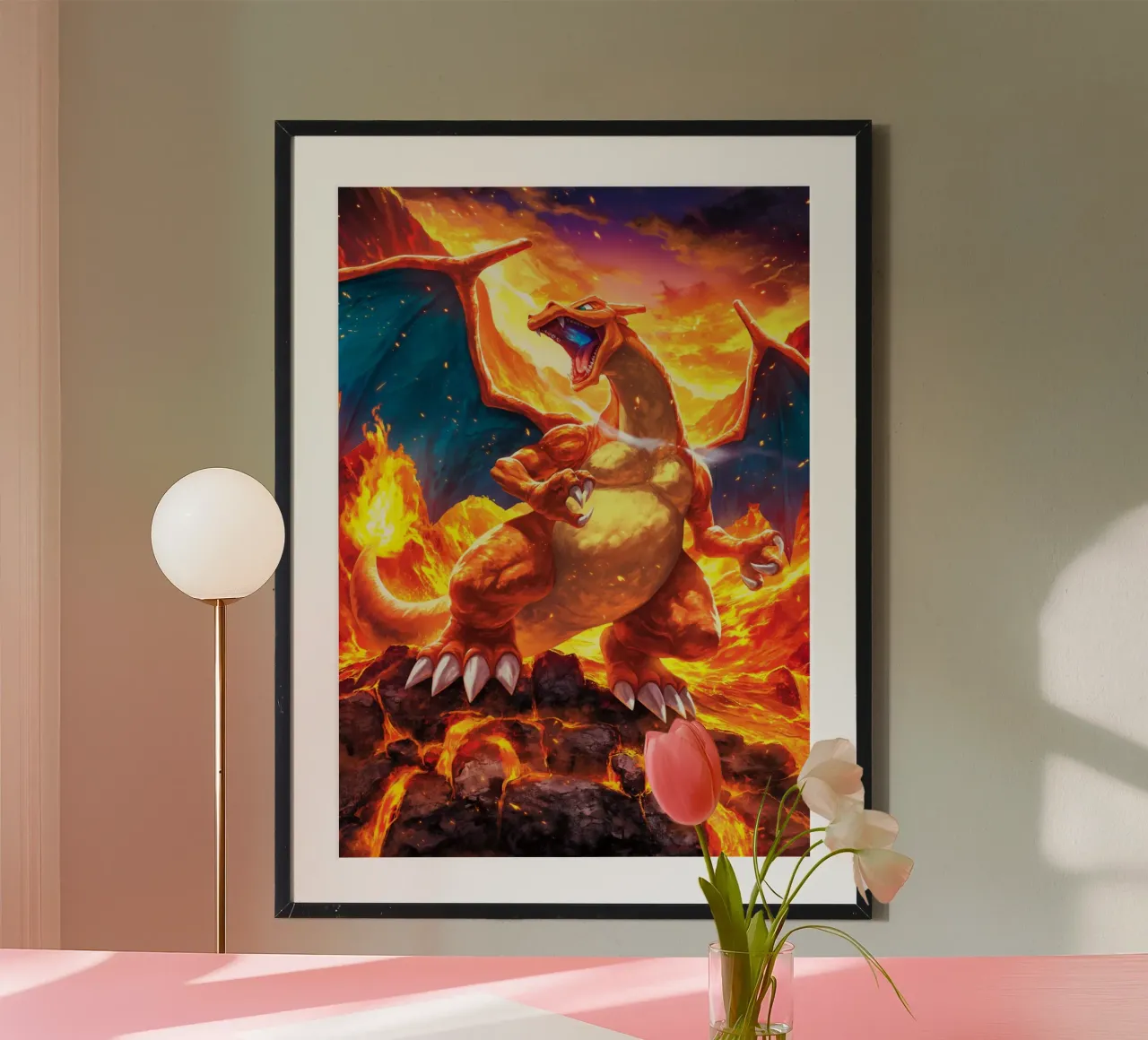 Pokemon Charizard poster da Stellar Creative