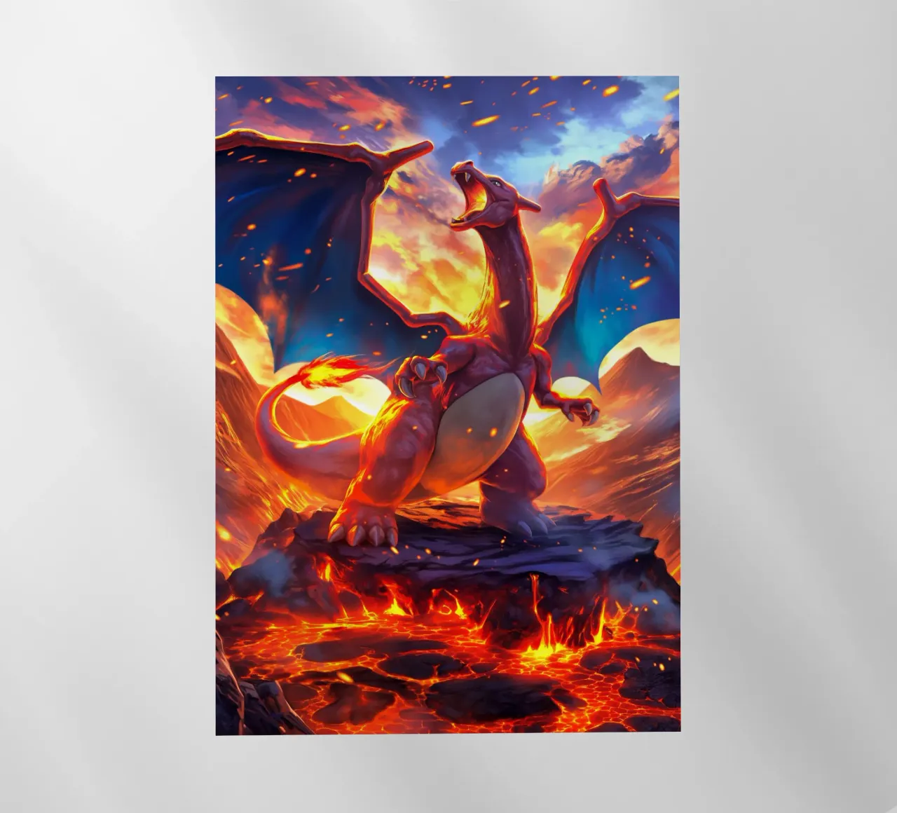Pokemon Charizard pellicola backlit da Stellar Creative