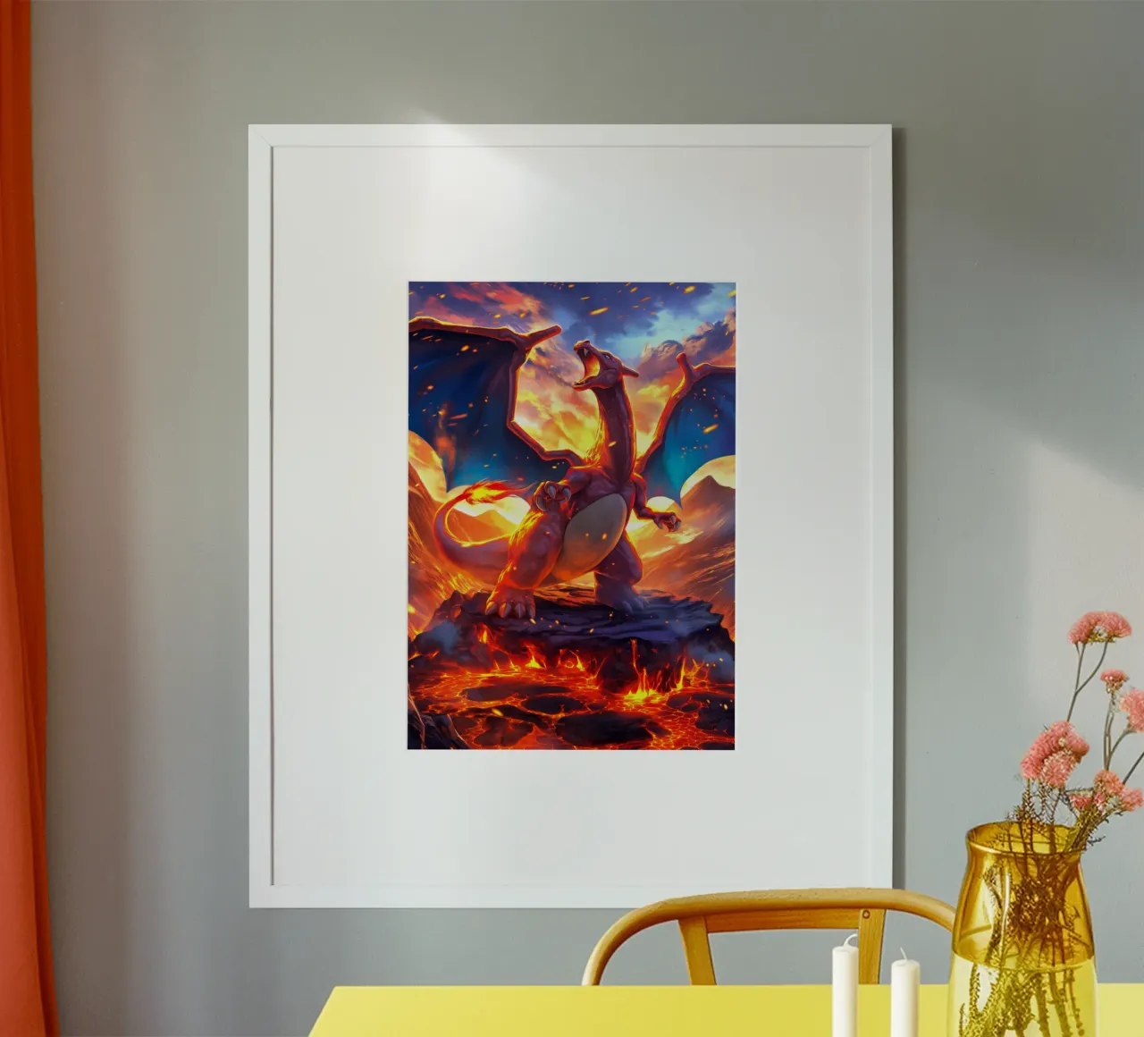 Pokemon Charizard poster da Stellar Creative
