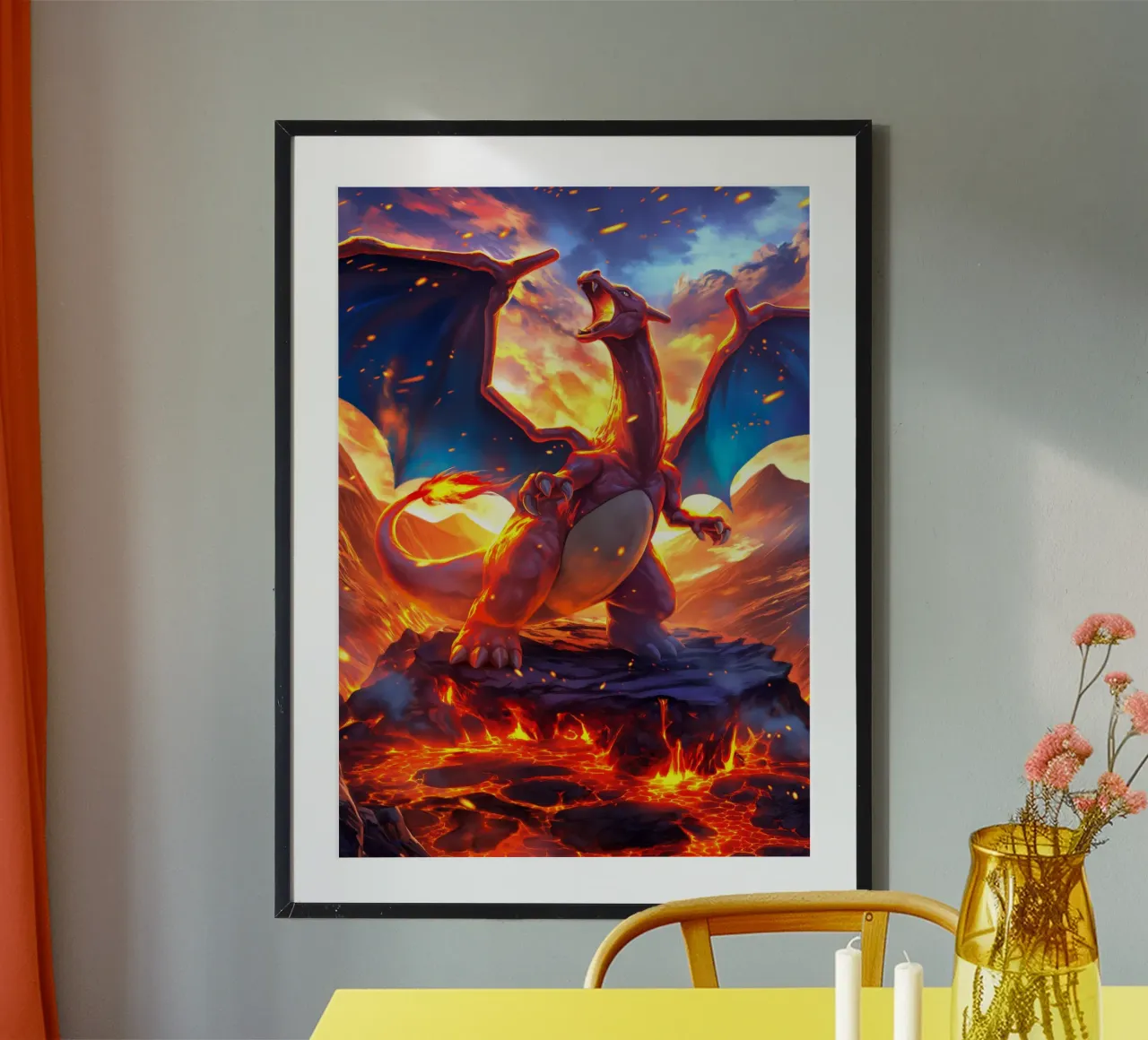 Pokemon Charizard poster da Stellar Creative