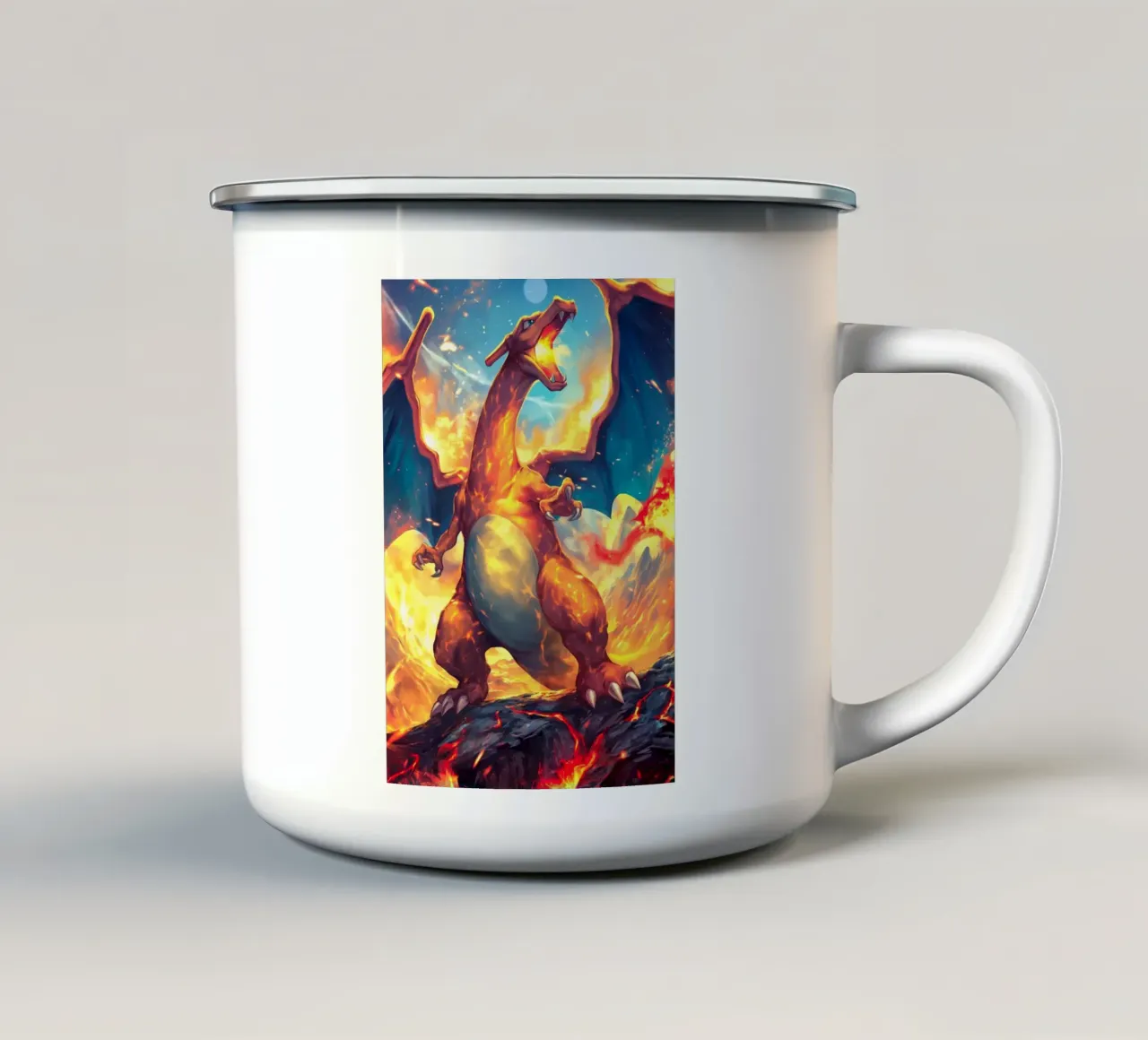 Pokemon Charizard tazza in smalto da Stellar Creative