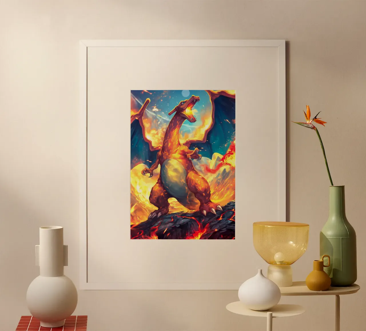 Pokemon Charizard poster da Stellar Creative