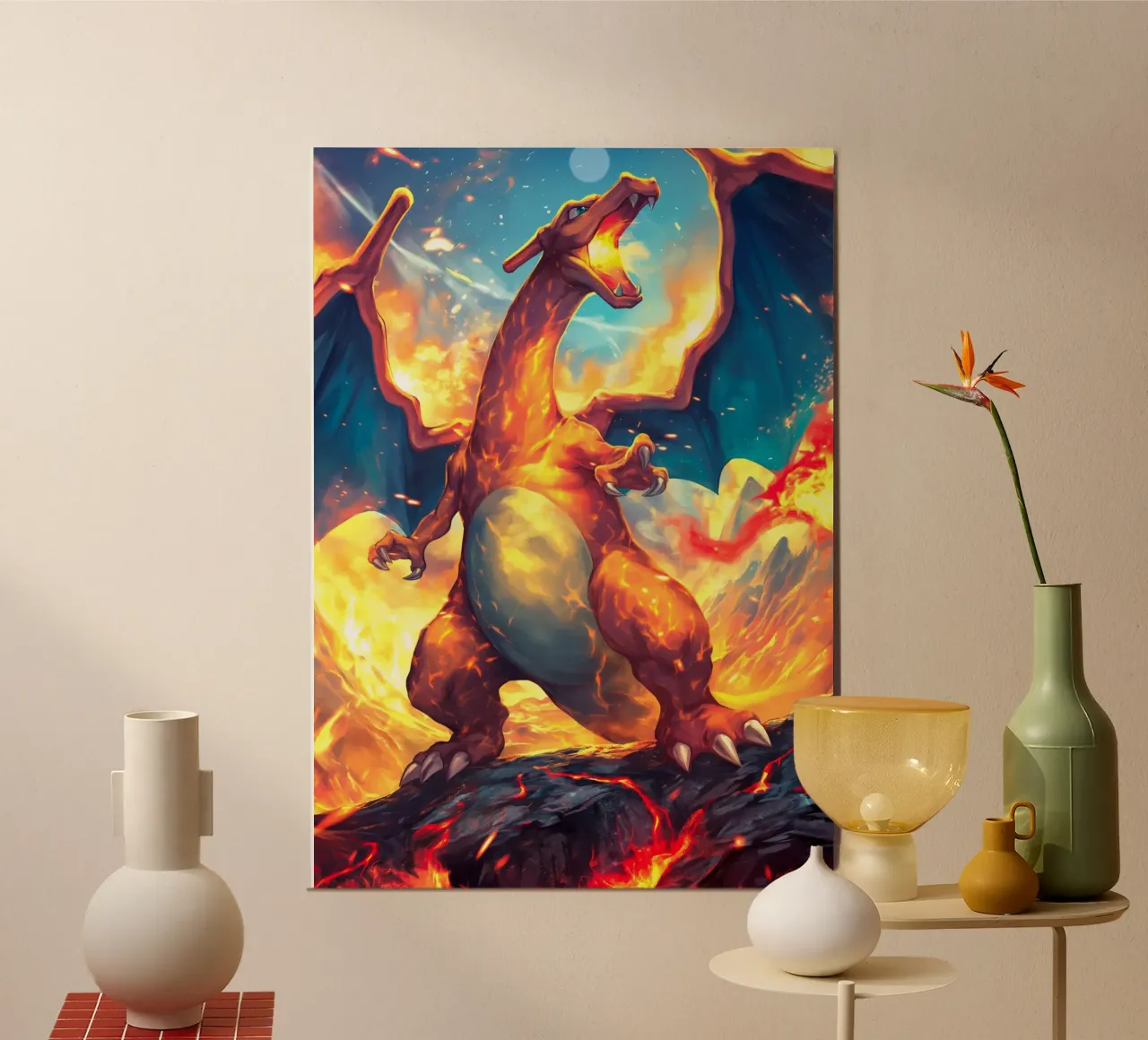 Pokemon Charizard poster da Stellar Creative