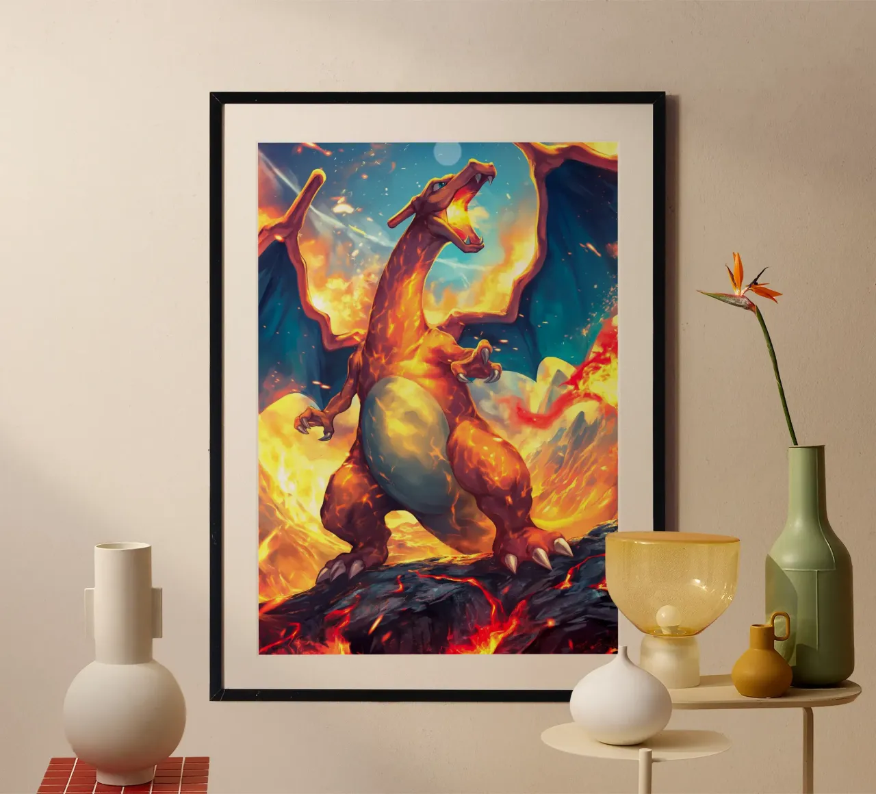 Pokemon Charizard poster da Stellar Creative