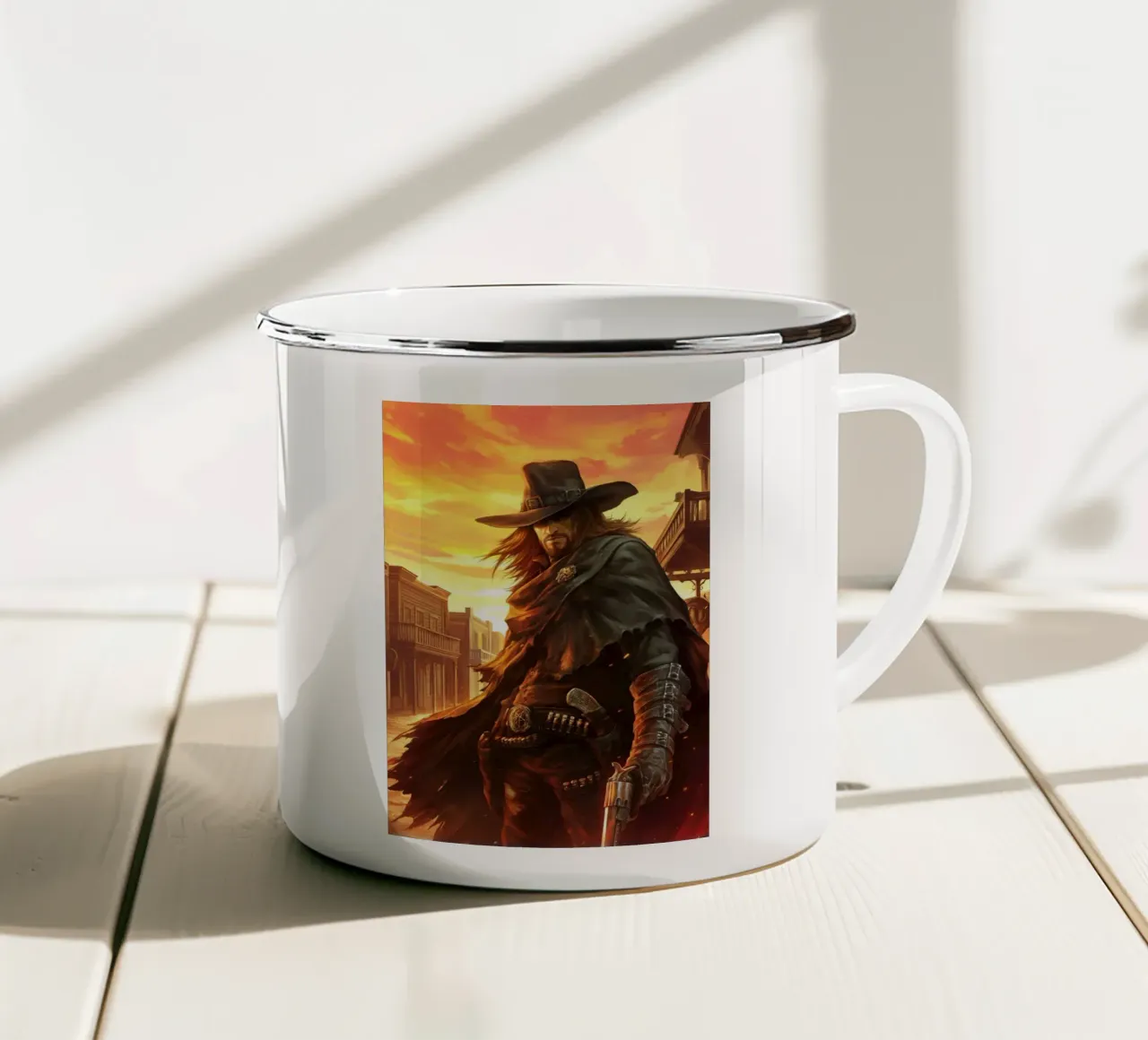 John Marston Red Dead Redemption tazza in smalto da Stellar Creative