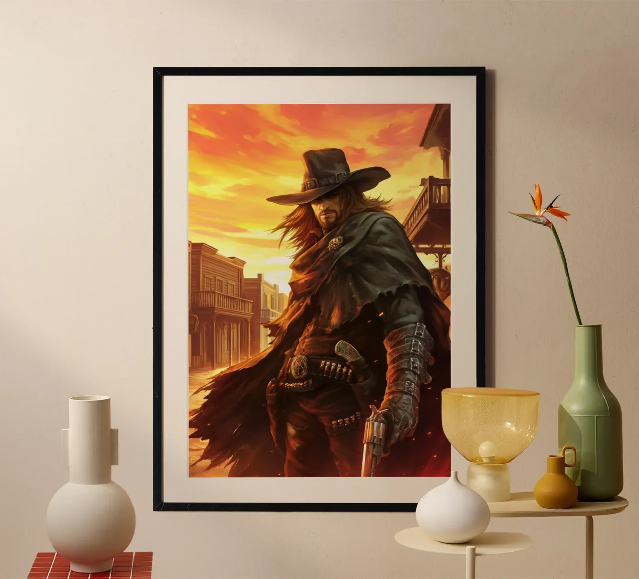 John Marston Red Dead Redemption poster da Stellar Creative