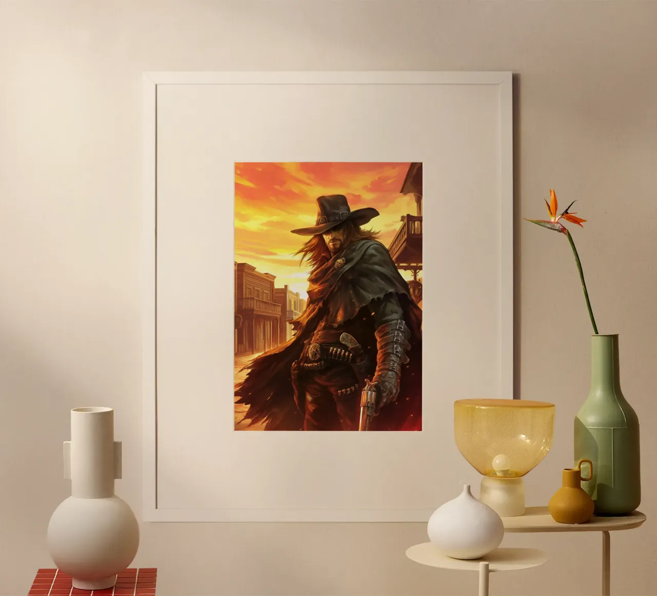 John Marston Red Dead Redemption poster da Stellar Creative
