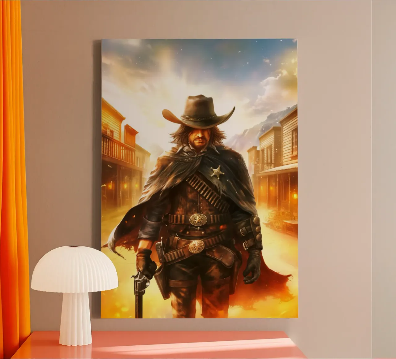 John Marston Red Dead Redemption tela con Cornice a cassetta da Stellar Creative