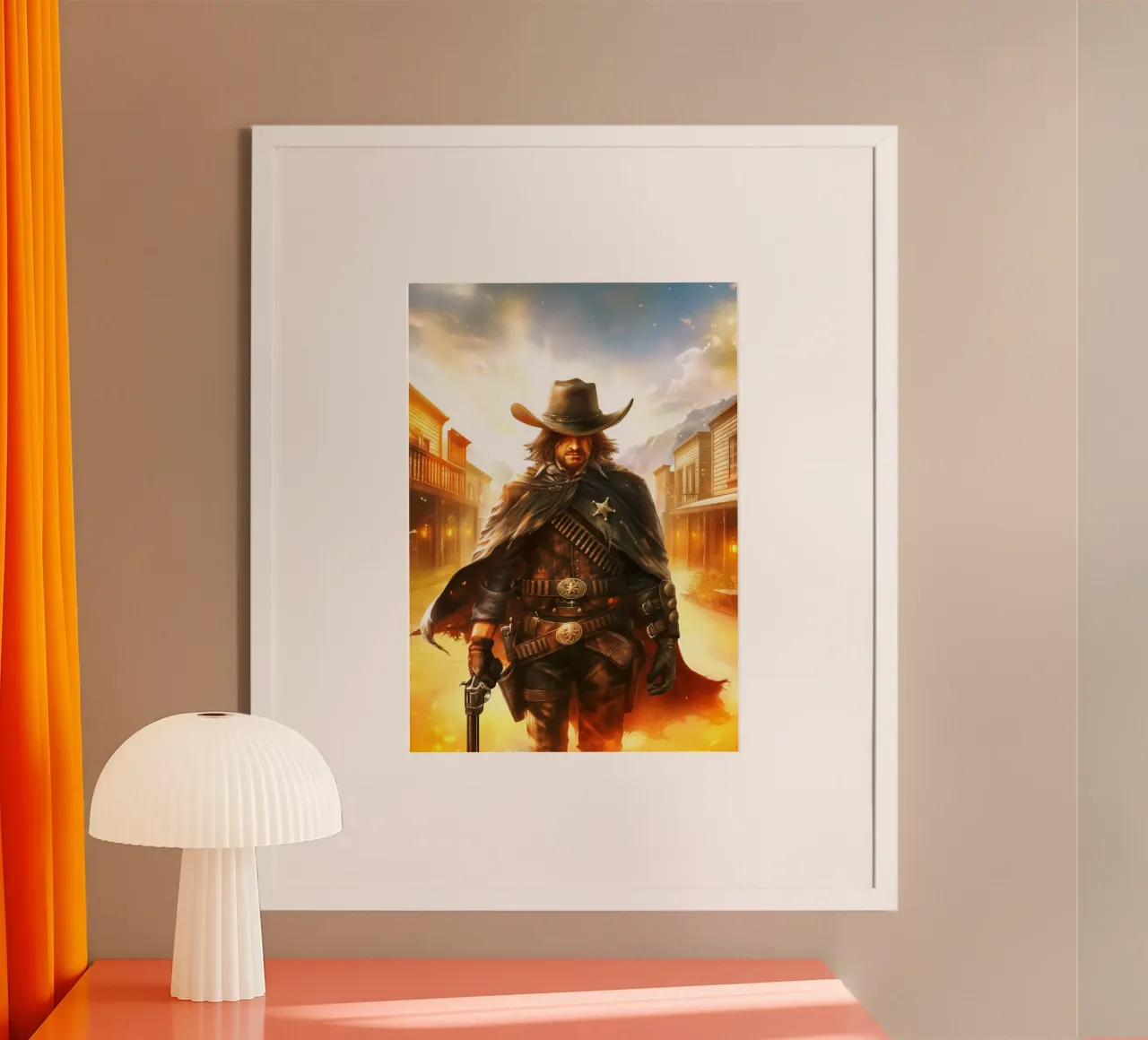 John Marston Red Dead Redemption poster da Stellar Creative