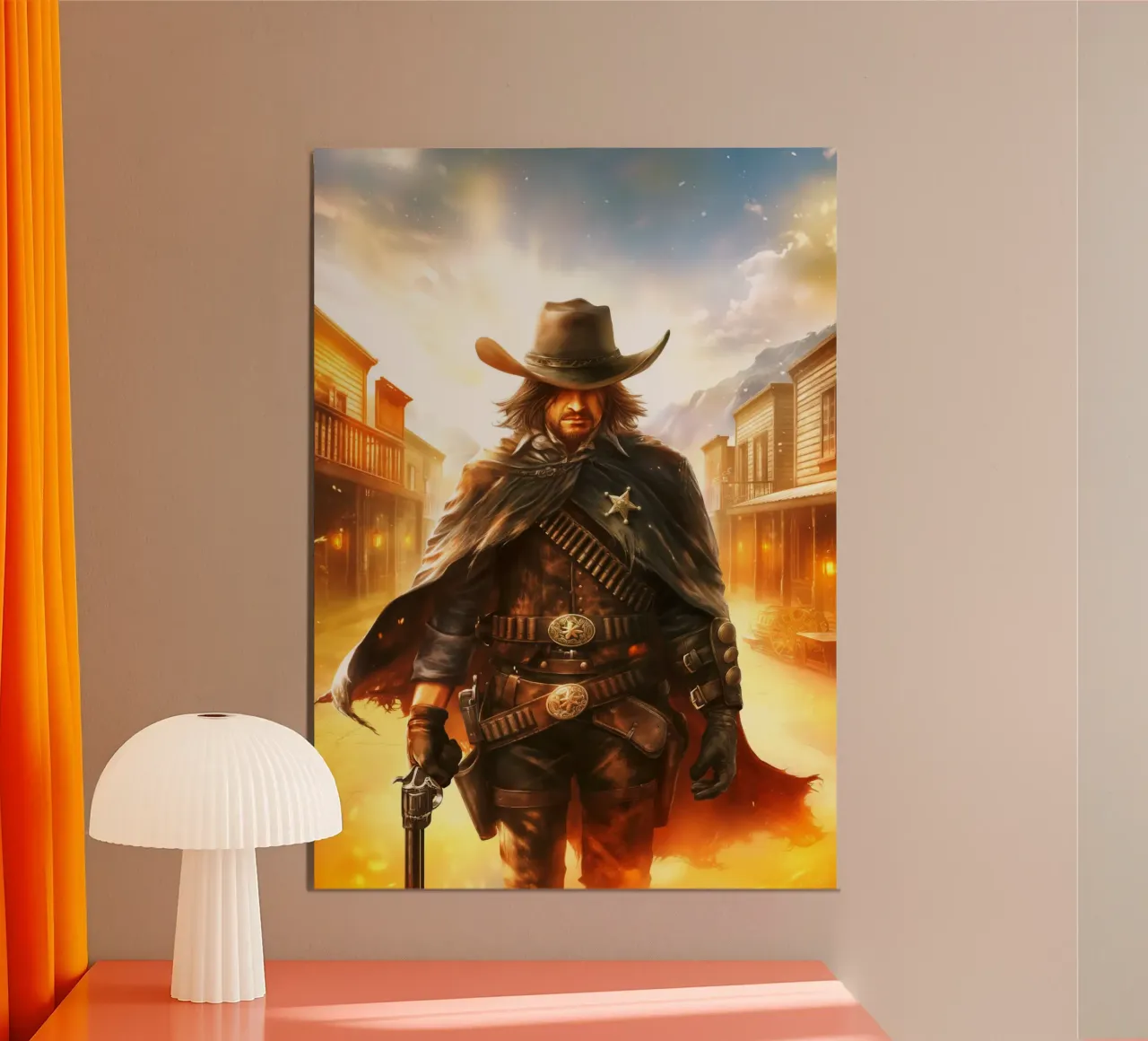 John Marston Red Dead Redemption poster da Stellar Creative