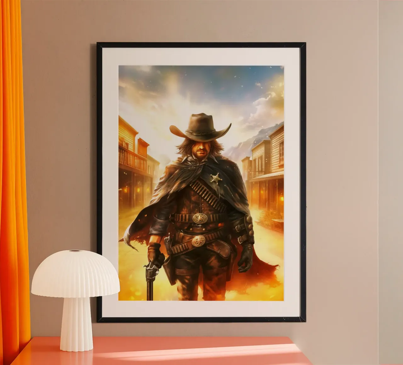 John Marston Red Dead Redemption poster da Stellar Creative