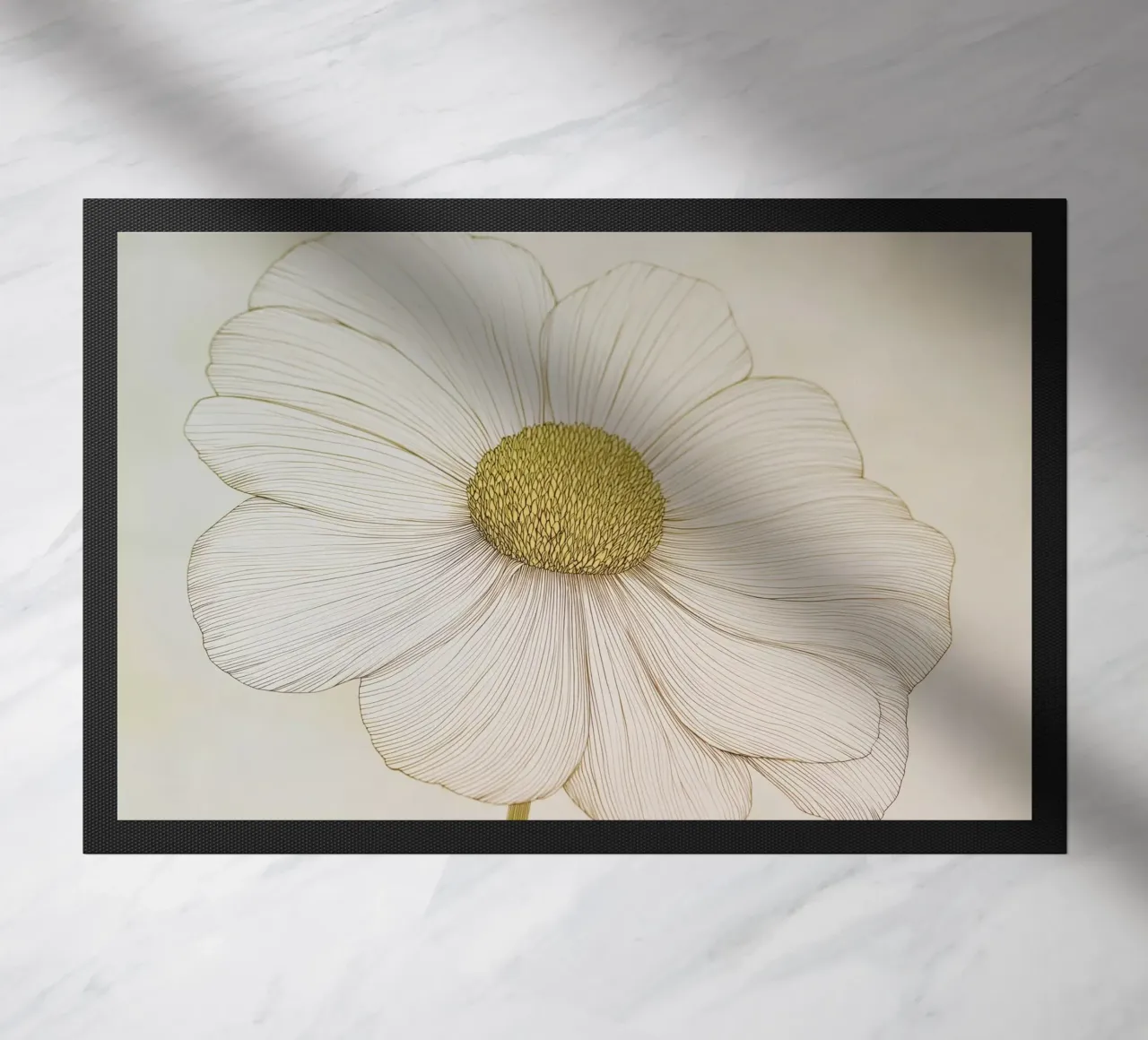 Daisy flower doormat by Imagine