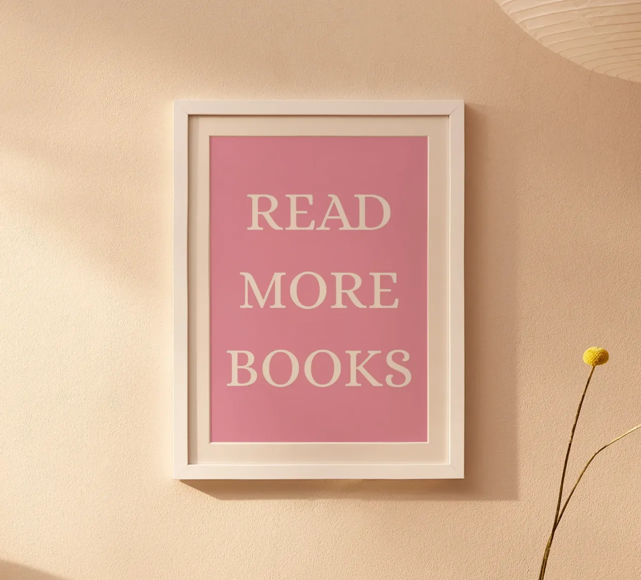 Read More Books Quote Print – Minimal Typography poster by The Art Club