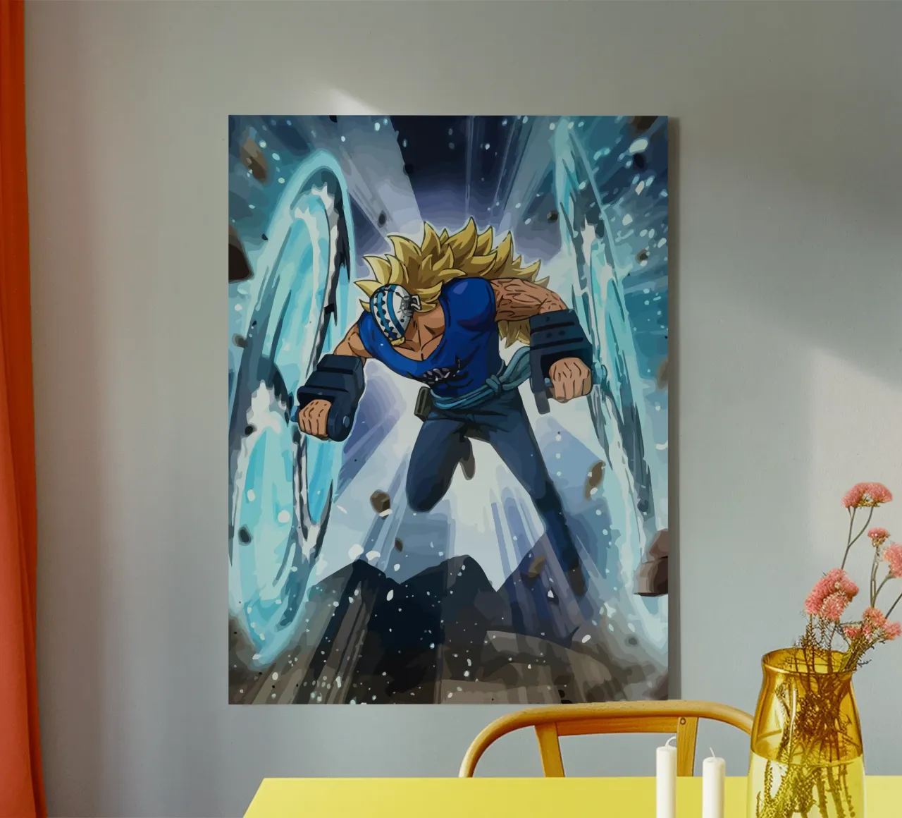Killer One Piece canvas met Baklijst van Dumery Art