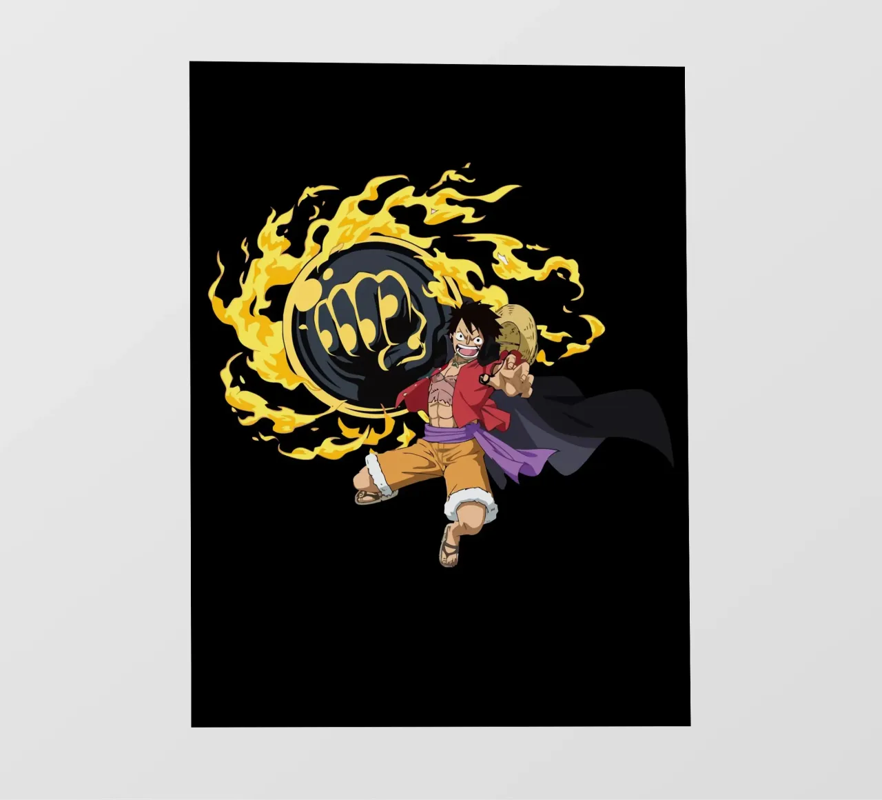 Monkey D Luffy telo in pvc da Dumery Art