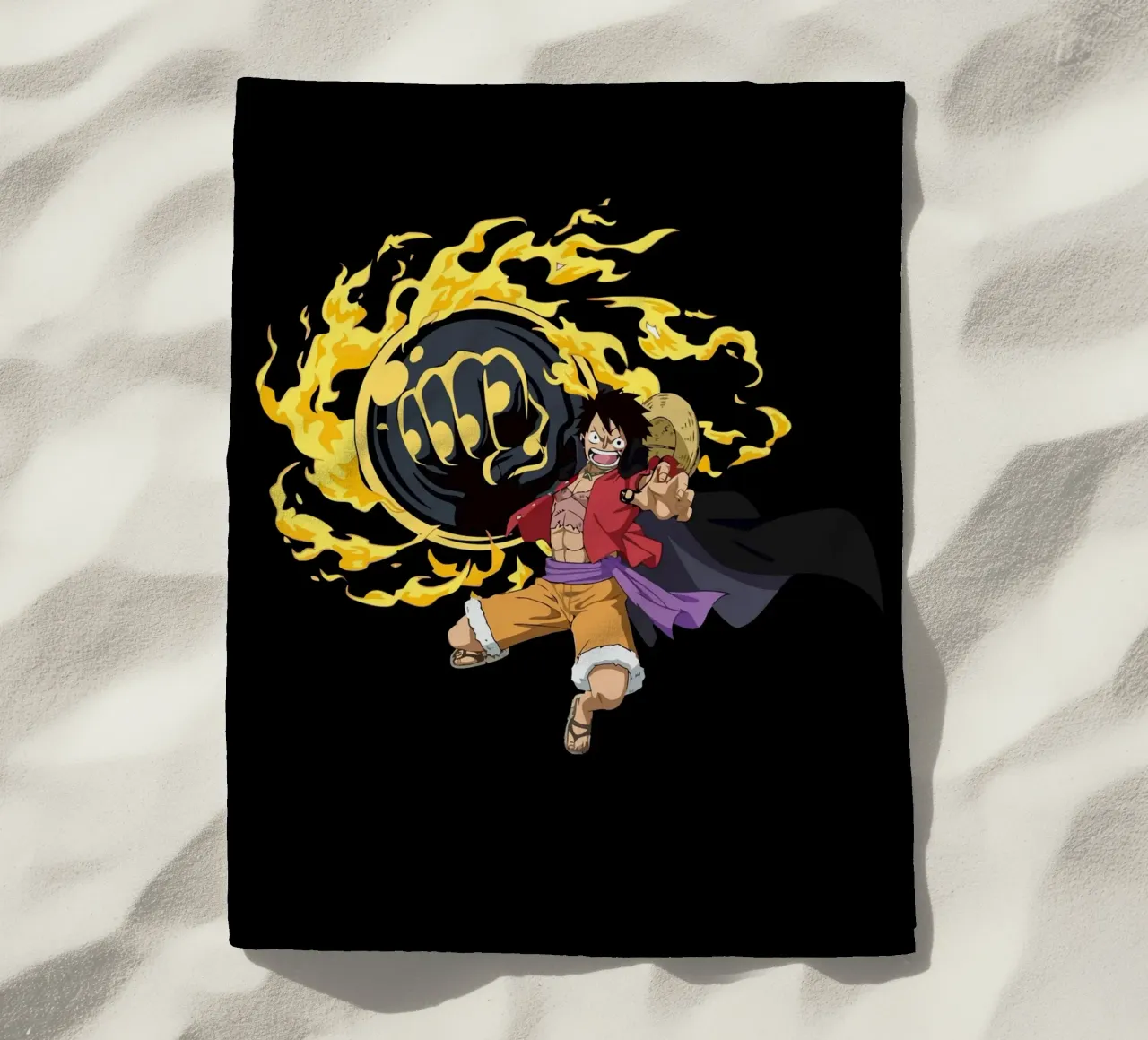 Monkey D Luffy telo mare da Dumery Art