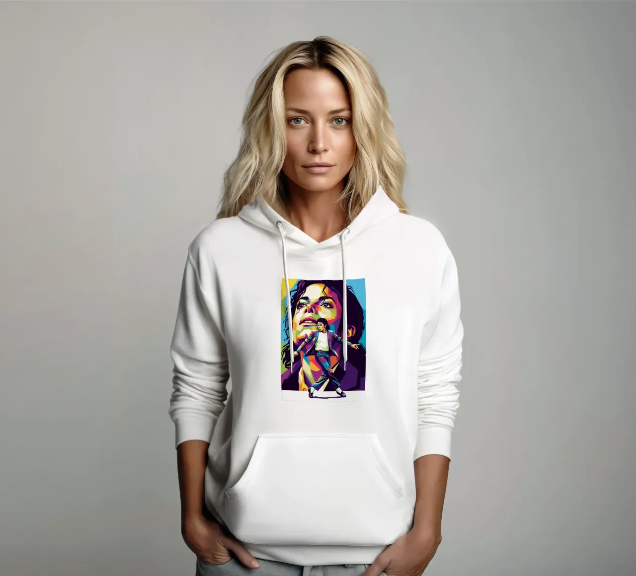 Stile Michael Jackson felpa con cappuccio da Hantamrata
