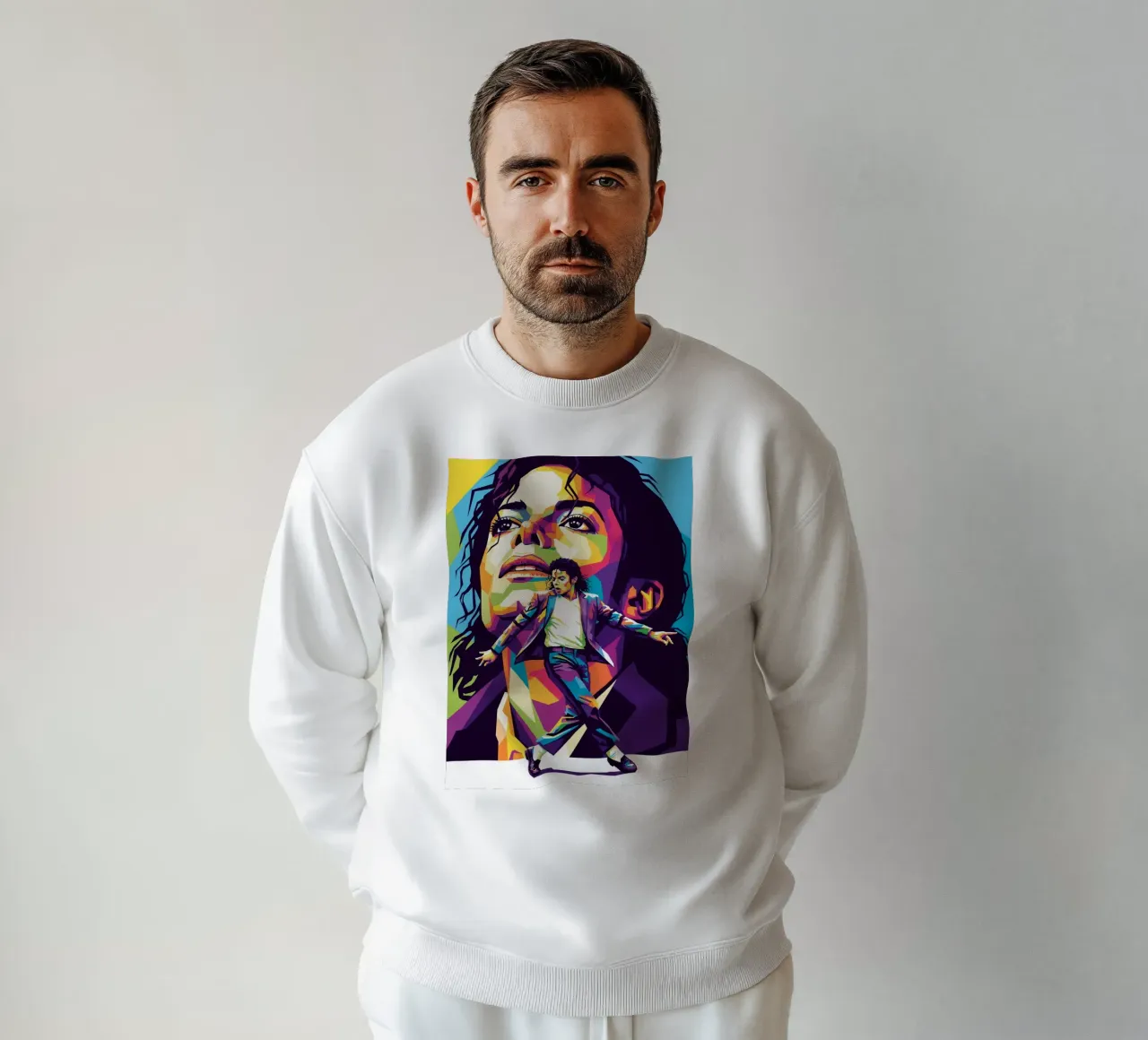 Stile Michael Jackson felpa da Hantamrata