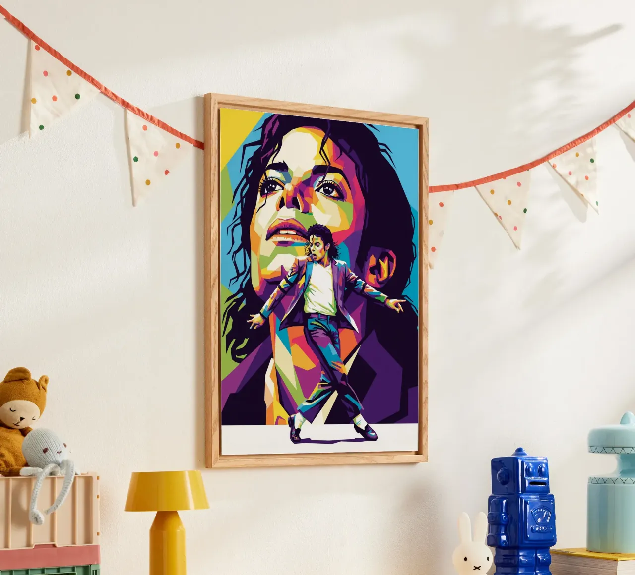 Stile Michael Jackson plexiglass da Hantamrata