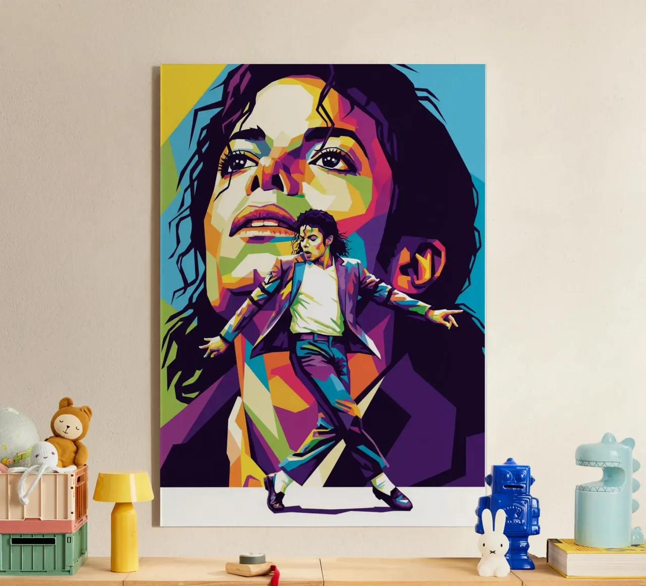 Stile Michael Jackson plexiglass da Hantamrata