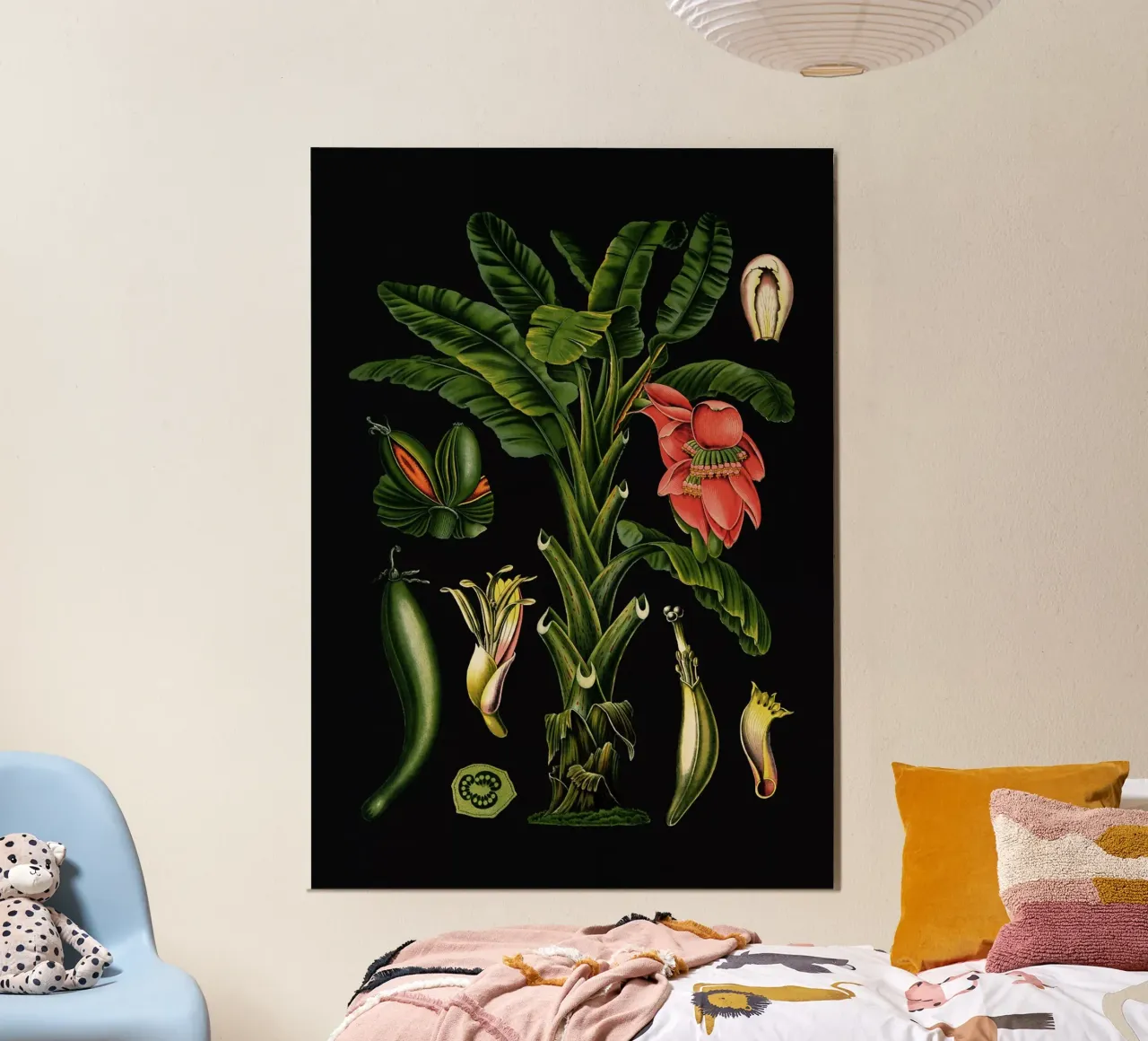 Vintage Bollmann 2 Banane poster con telaio in alluminio da Vintage Print Collection
