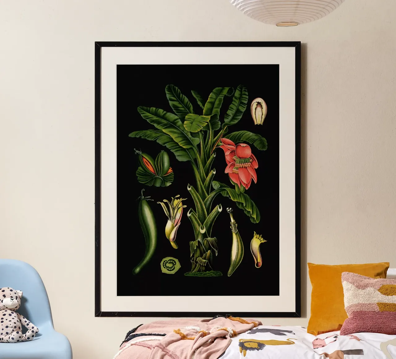 Vintage Bollmann 2 Banane poster con telaio in alluminio da Vintage Print Collection