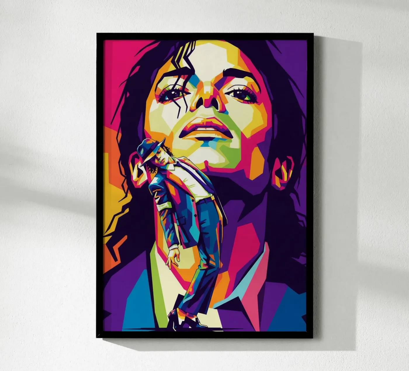 Michael Jackson - iconic dance poster by Hantamrata