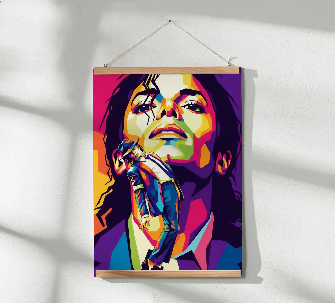 Michael Jackson - iconic dance poster by Hantamrata