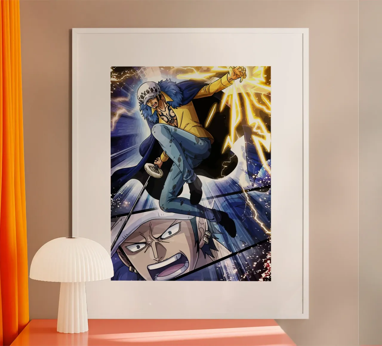 Trafaglar D Law poster con telaio in legno da Dumery Art