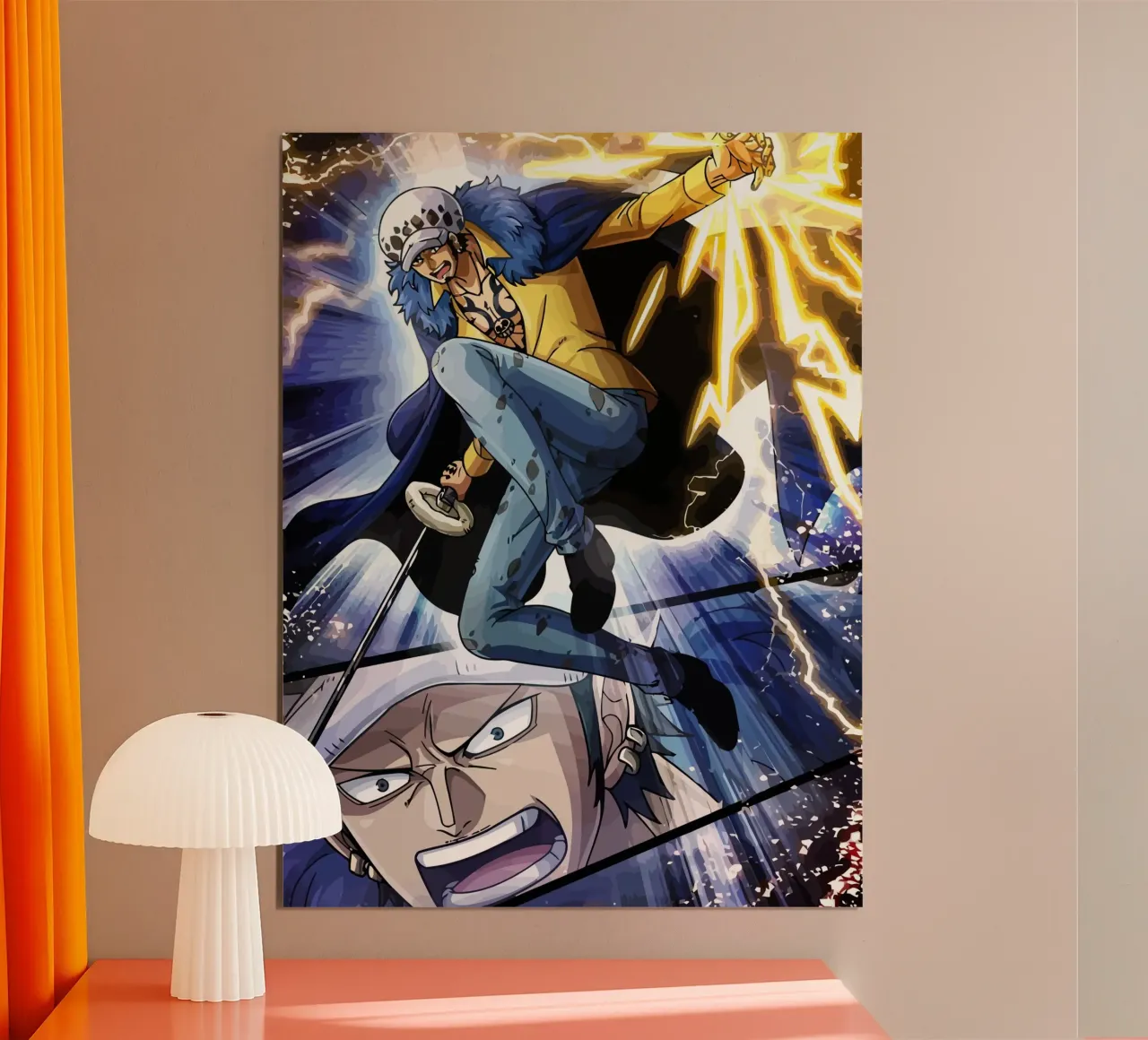 Trafaglar D Law poster con telaio in legno da Dumery Art