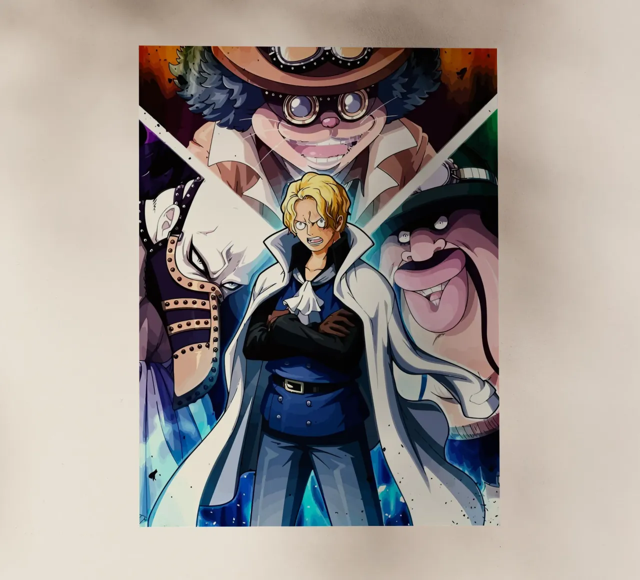 Sabo and Crews Revolusioner pellicola backlit da Dumery Art