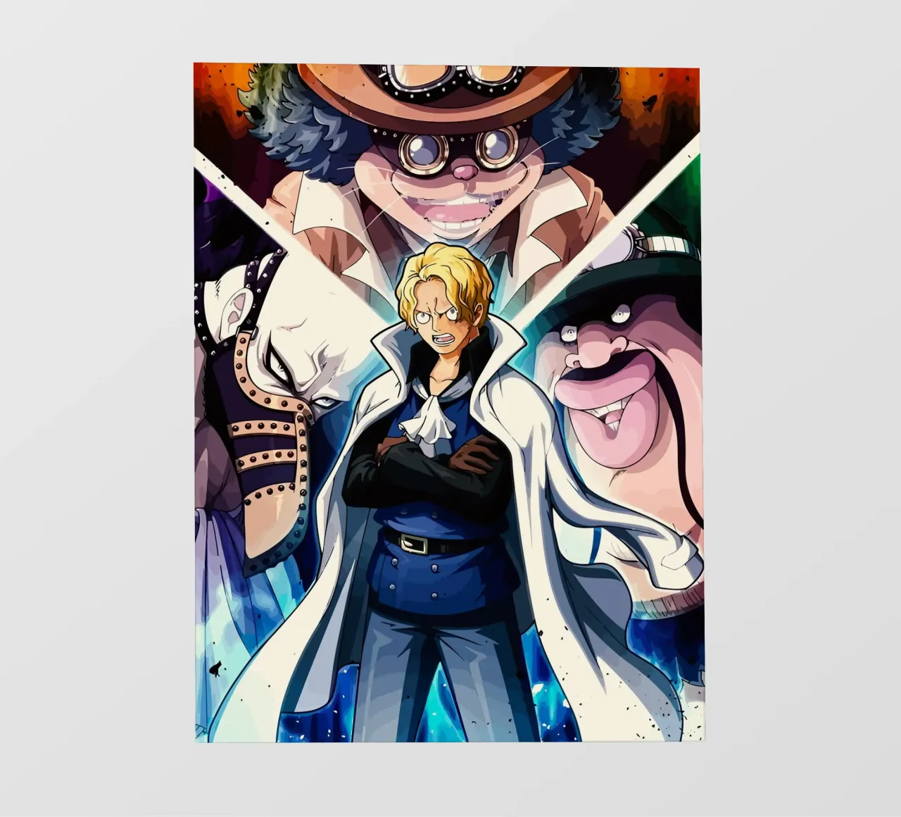 Sabo and Crews Revolusioner pellicola backlit da Dumery Art
