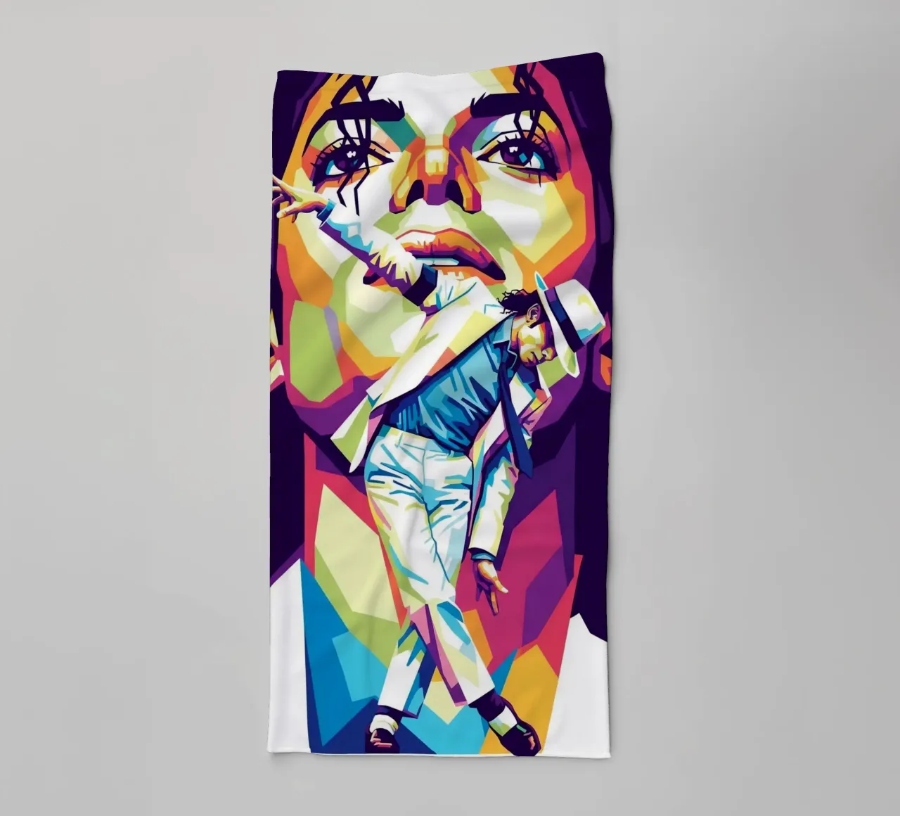 Michael Jackson in loving memory towel by Hantamrata