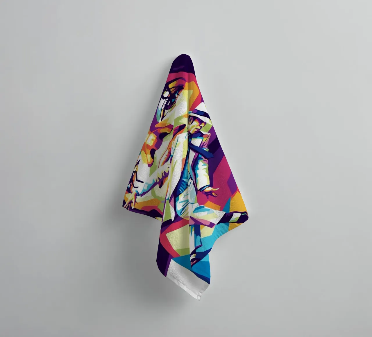 Michael Jackson in loving memory towel by Hantamrata
