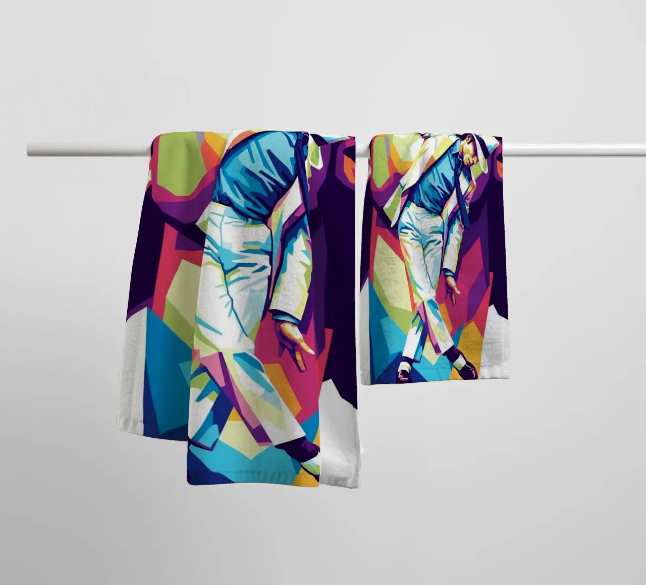 Michael Jackson in loving memory towel by Hantamrata