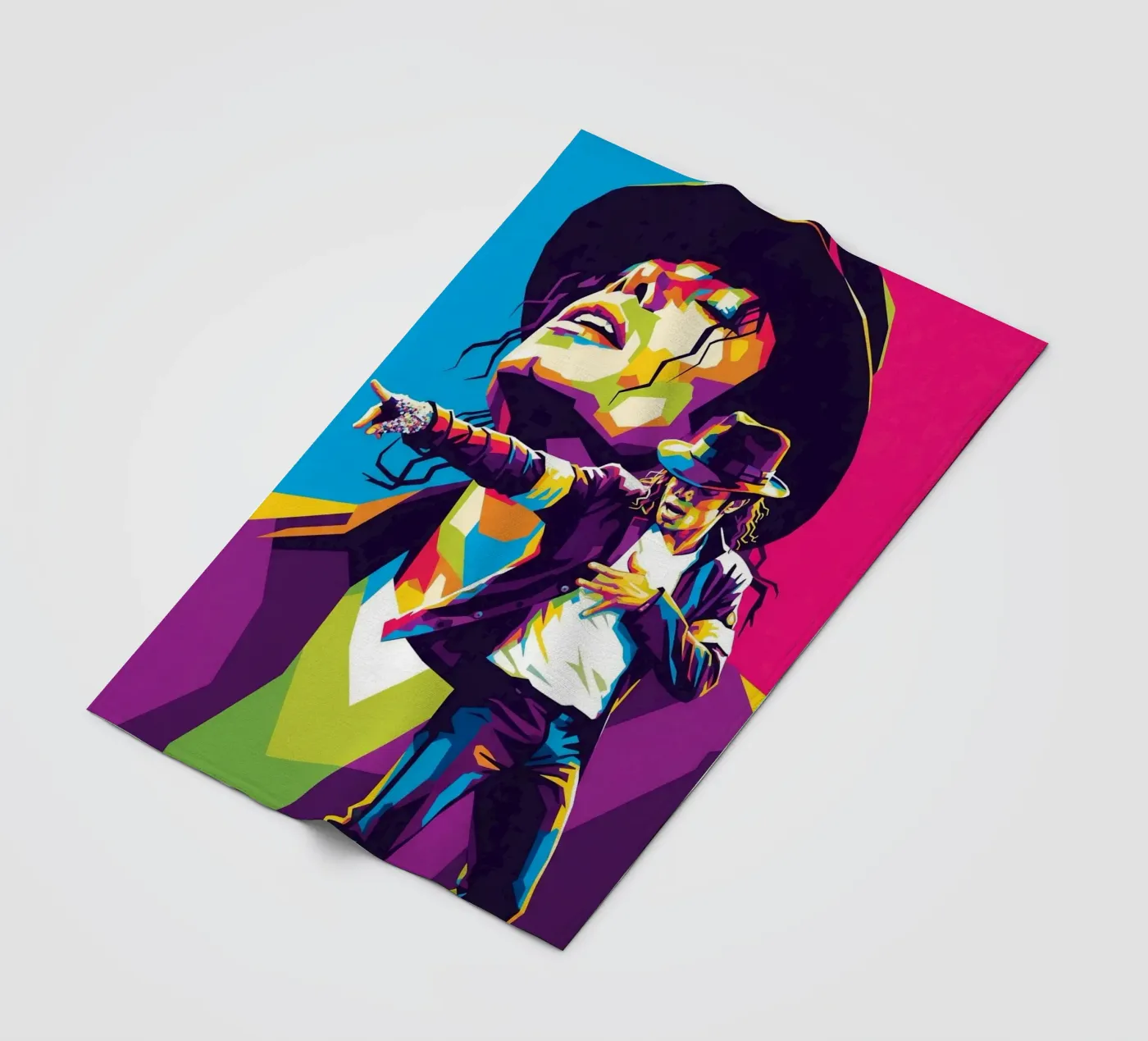 Michael-Jackson-Show Fleecedecke von Hantamrata