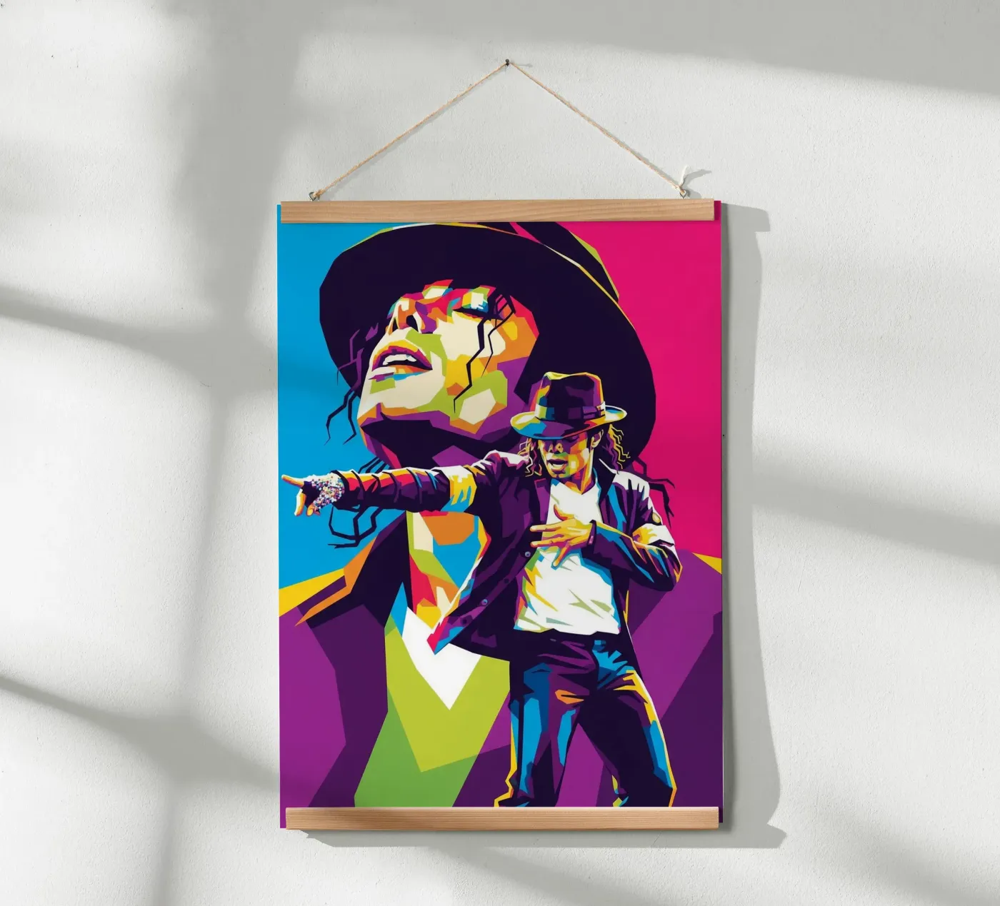 Michael Jackson show poster by Hantamrata