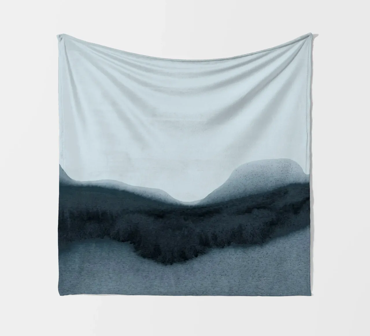 abstract moody landscape coperta in pile da IRIS LEHNHARDT FINE ART